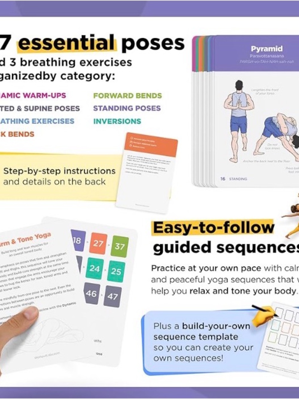 Yoga Cards - Beginner Set - Picture 6 of 6